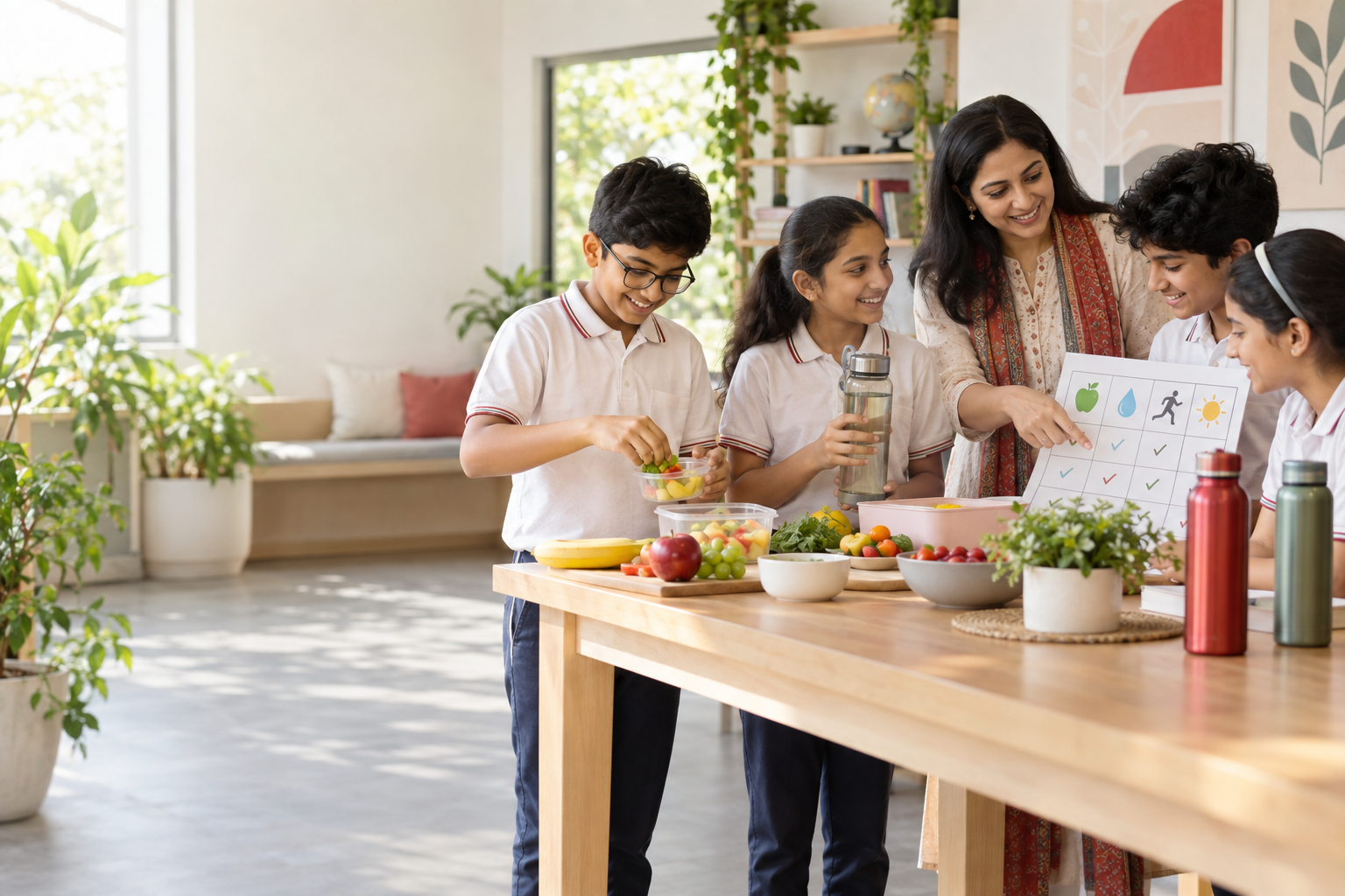 Healthy Daily Habits learning visual